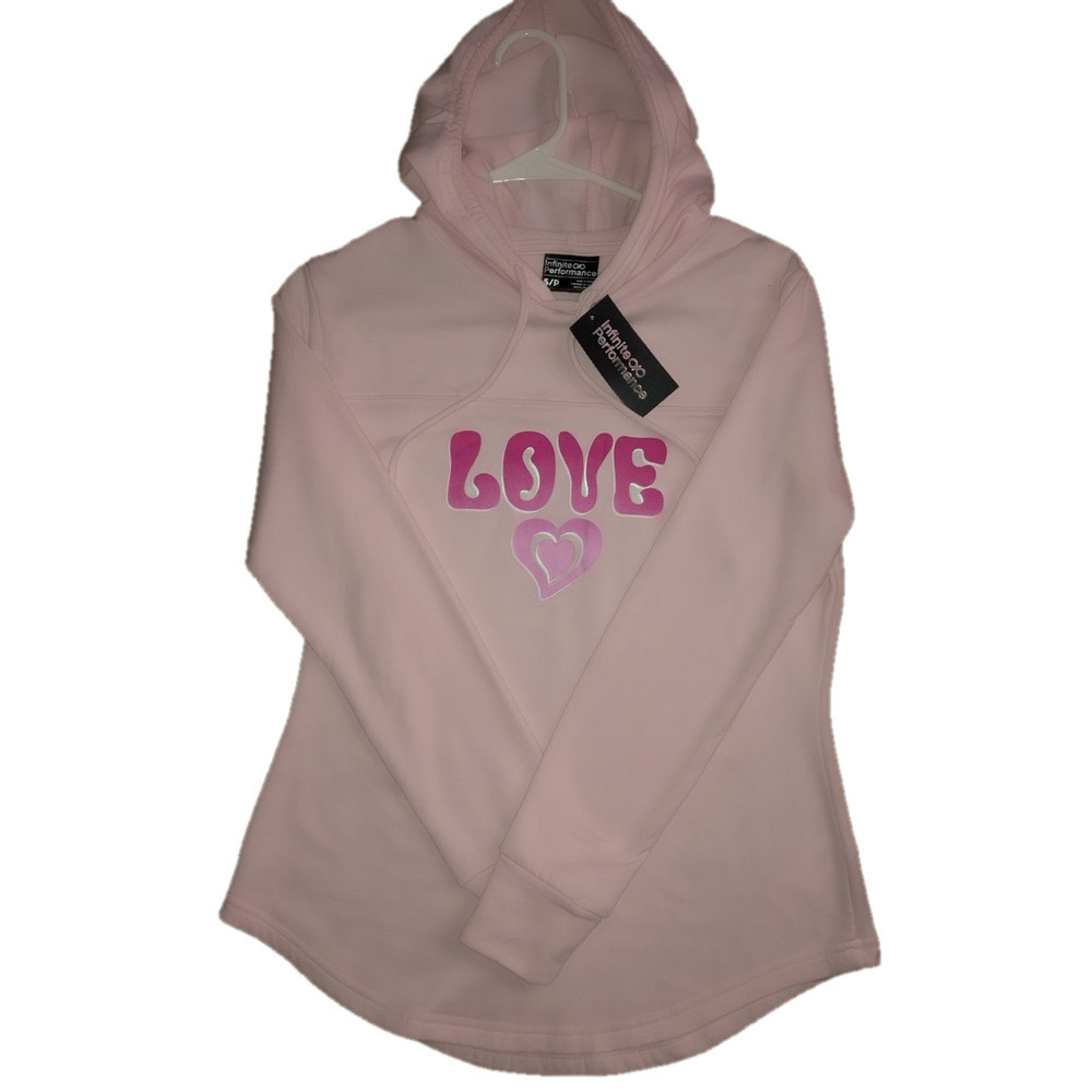 Women’s Pink Love Hoodie - Brand. We With Tags - Very comfortable material